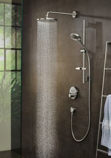 Смеситель Hansgrohe ShowerSelect S 15743670 для душа чёрный матовый
